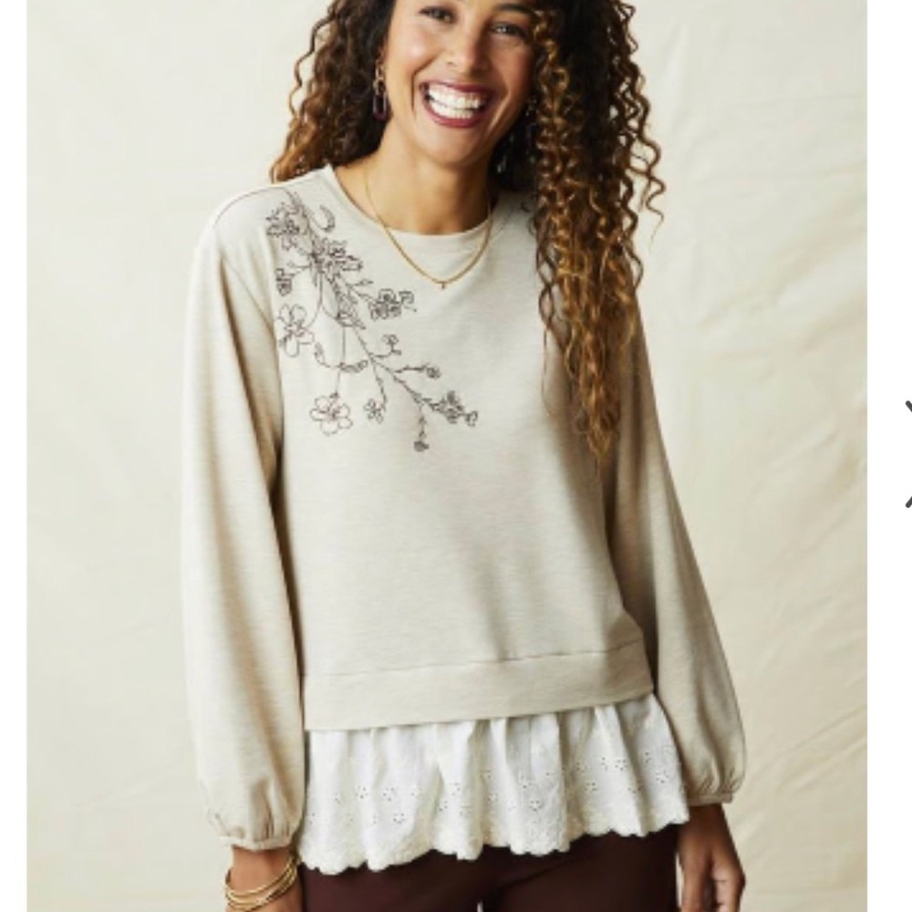 Matilda Jane spring bouquet sweatshirt